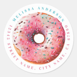 Personalised Name Round Stickers