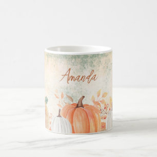 Personalised Name Rustic Fall Coffee Mug