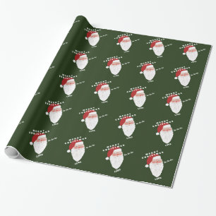 Personalised Name Santa Christmas Wrapping Paper