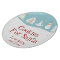 personalised name santa cookie plates
