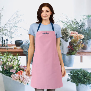 Personalised Name Script Fully Editable Colours Apron