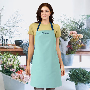 Personalised Name Script Fully Editable Colours Apron