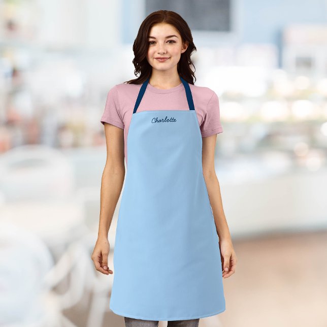 Personalised Name Script Fully Editable Colours Apron (Creator Uploaded)