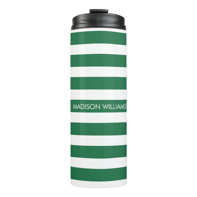 Personalised Name Script Monogram Thermal Tumbler (Front)