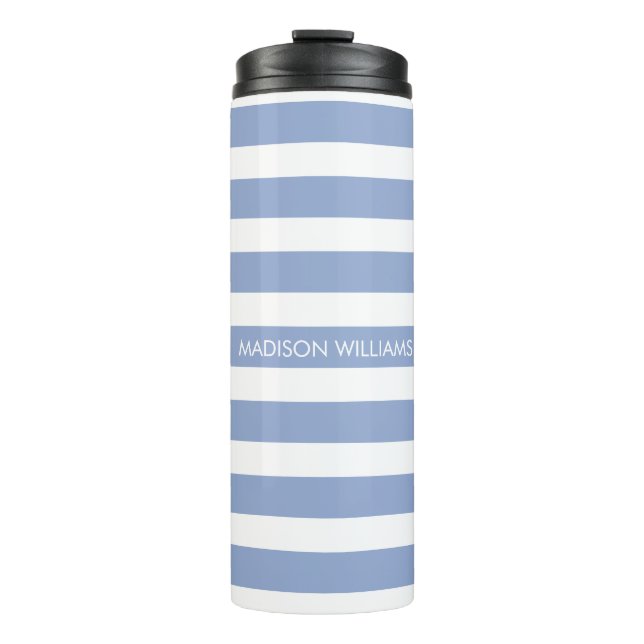 Personalised Name Script Monogram Thermal Tumbler (Front)