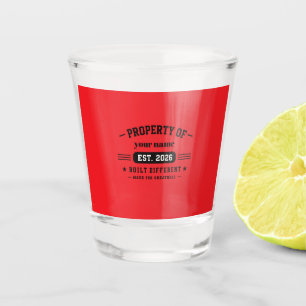 personalised name shot glass