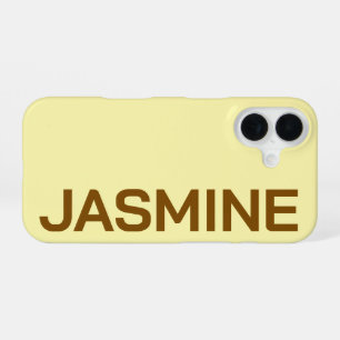 Personalised Name Simple Minimal Monogram Modern iPhone 16 Case