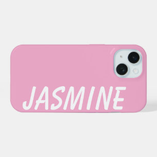 Personalised Name Simple Stylish Modern Minimal iPhone 15 Case