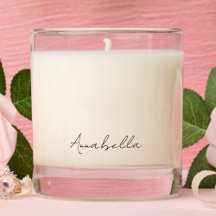 Personalised NAME Simple Vanilla & Sandalwood 
