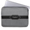 Personalised Name Sleeve for Laptop Grey Pattern
