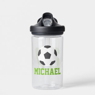Personalised Name Soccer Jersey  Water Bottle