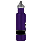 Personalised name soccer sports water bottle