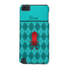 Personalised name squid turquoise argyle
