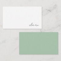 Personalised Name Stationery Enclosure Card