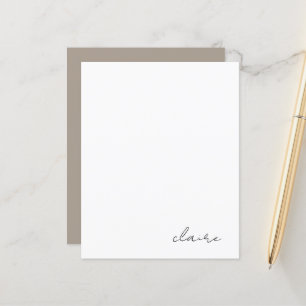 Personalised Name Stationery Paper