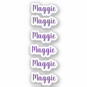 Personalised Name  Sticker