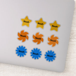 Personalised Name Stickers for Kids