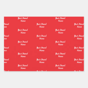Personalised Name Stylish Modern Merry Christmas Wrapping Paper Sheet