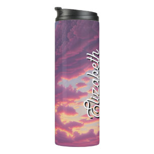 Personalised Name Sun-kissed Sky Thermal Tumbler