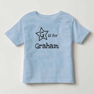 personalised name tee for boy