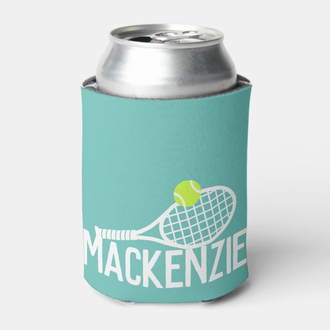 Personalised Name Tennis Can Cooler (Can Front)