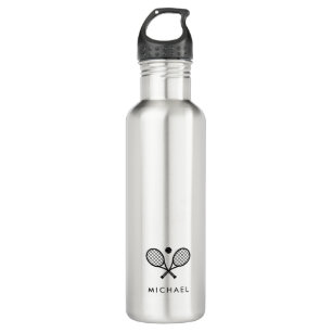 Personalised Name Tennis Player 710 Ml Water Bottle