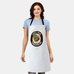 Personalised Name Thanksgiving Turkey Apron