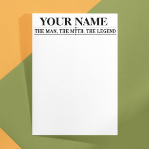 Personalised Name The Man The Myth The Legend