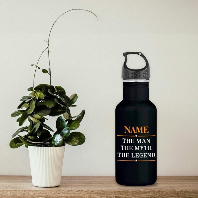 Personalised Name The Man The Myth The Legend 532 Ml Water Bottle (Creator Uploaded)