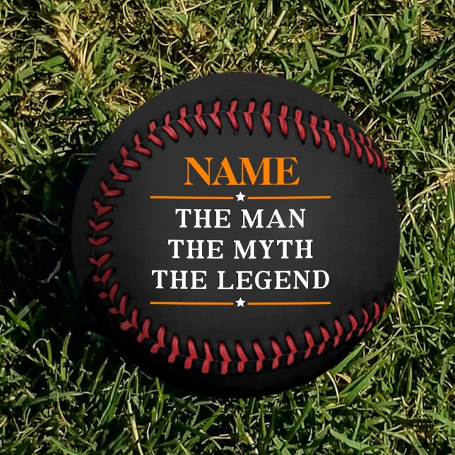 Personalised Name The Man The Myth The Legend Baseball (Creator Uploaded)