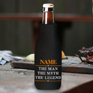 Personalised Name The Man The Myth The Legend Bottle Cooler