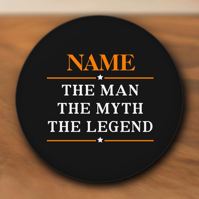 Personalised Name The Man The Myth The Legend Ceramic Knob (Creator Uploaded)