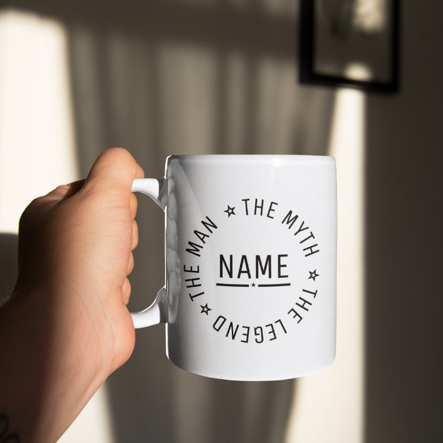 Personalised Name The Man The Myth The Legend Coffee Mug (Creator Uploaded)