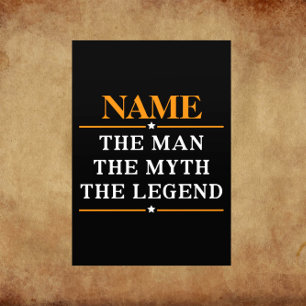 Personalised Name The Man The Myth The Legend Flyer