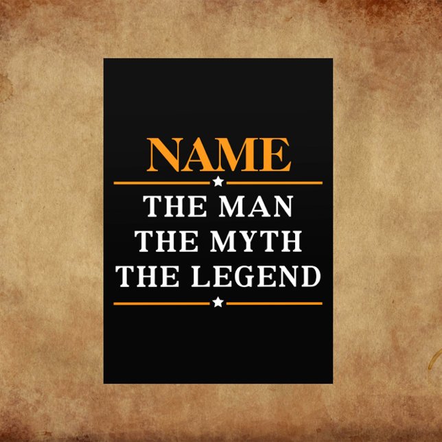 Personalised Name The Man The Myth The Legend Flyer (Creator Uploaded)
