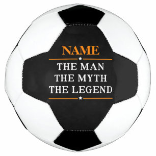 Personalised Name The Man The Myth The Legend Football