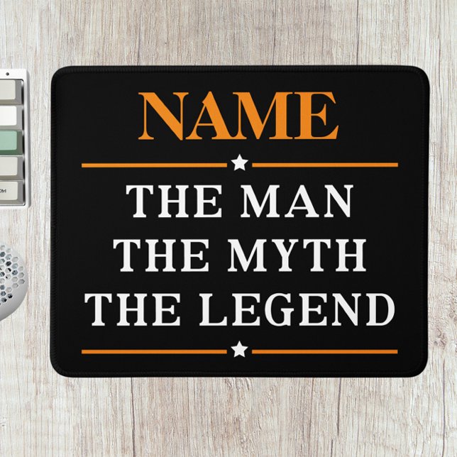 Personalised Name The Man The Myth The Legend Mouse Mat (Creator Uploaded)