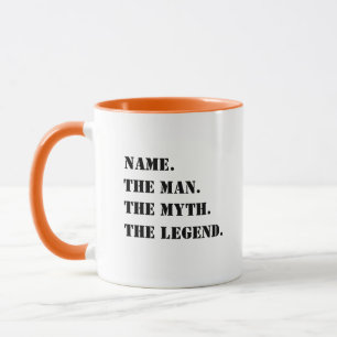 Personalised Name The Man The Myth The Legend  Mug
