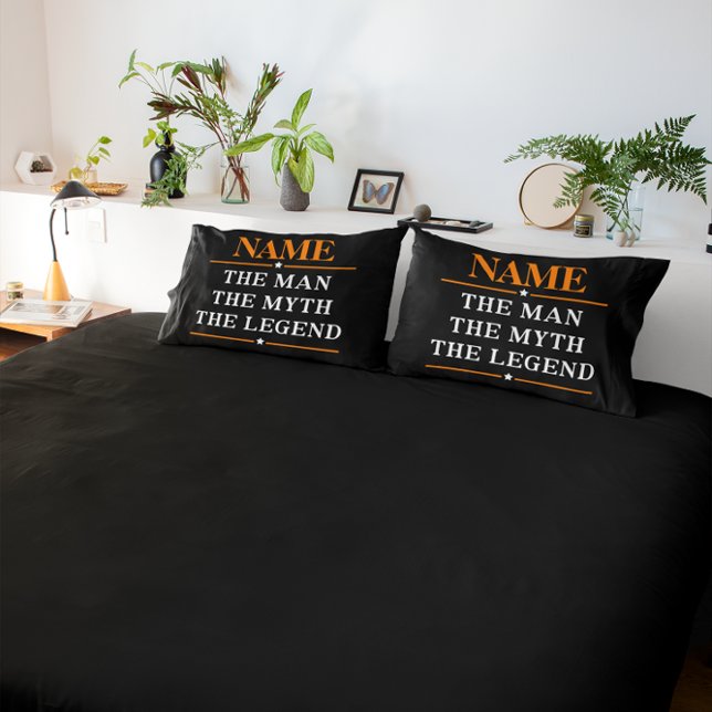 Personalised Name The Man The Myth The Legend Pillowcase (Creator Uploaded)