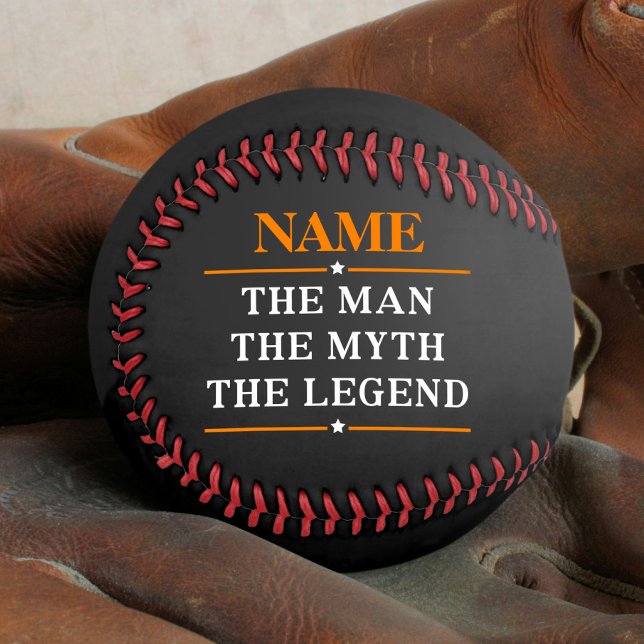Personalised Name The Man The Myth The Legend Softball (Creator Uploaded)