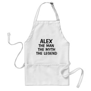 Personalised Name The Man The Myth The Legend Standard Apron