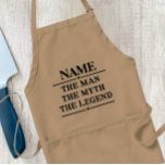 Personalised Name The Man The Myth The Legend Standard Apron<br><div class="desc">Personalised Name The Man The Myth The Legend</div>