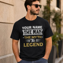 Personalised Name The Man The Myth The Legend T-S