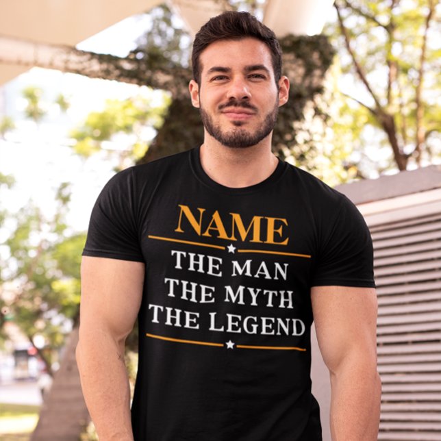 Personalised Name The Man The Myth The Legend T-Shirt (Creator Uploaded)
