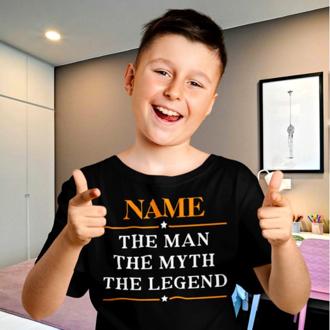 Personalised Name The Man The Myth The Legend T-Shirt (Creator Uploaded)