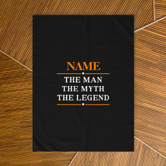 Personalised Name The Man The Myth The Legend Tablecloth