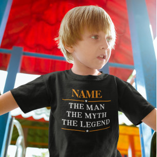 Personalised Name The Man The Myth The Legend Toddler T-Shirt