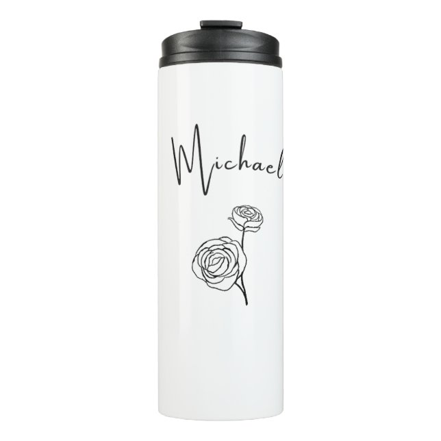 Personalised name thermal tumbler (Front)