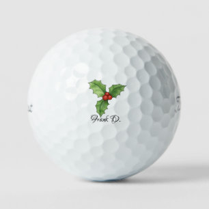 Personalised Name Titleist Golf Balls, Christmas Golf Balls