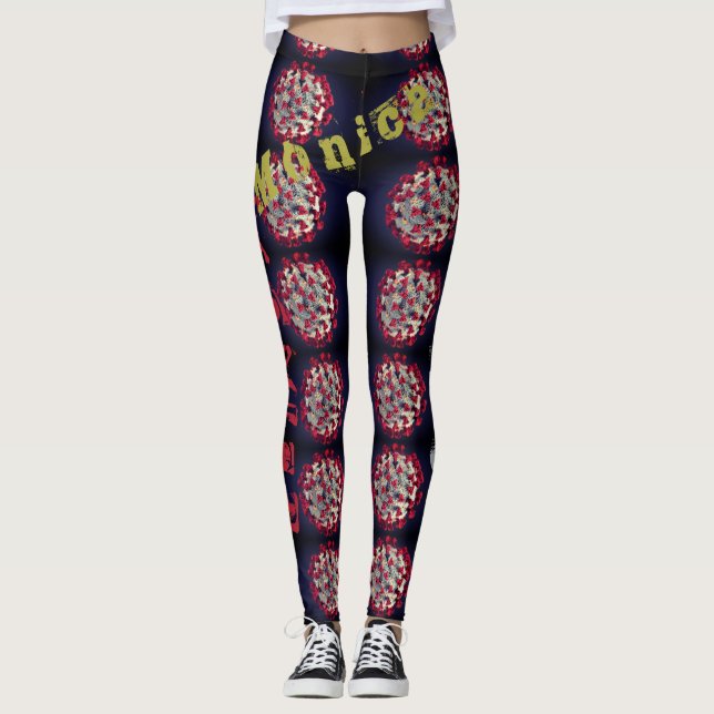 Personalised Name Tribal Leggings (Front)